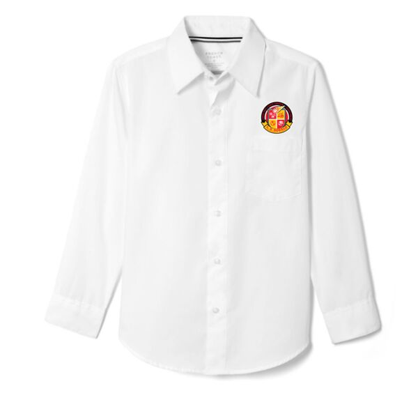 Boys White Long Sleeve Oxford Thumbnail