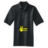 Heavyweight Cotton Pique Polo with Pocket Thumbnail